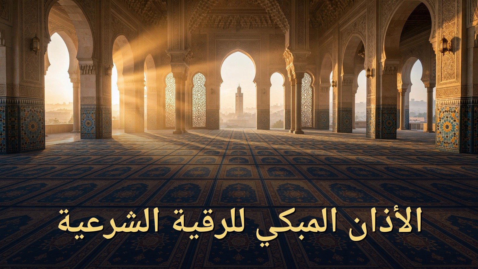 الأذان المبكي للرقية الشرعية