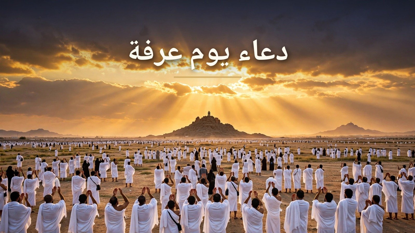 الدعاء يوم عرفة